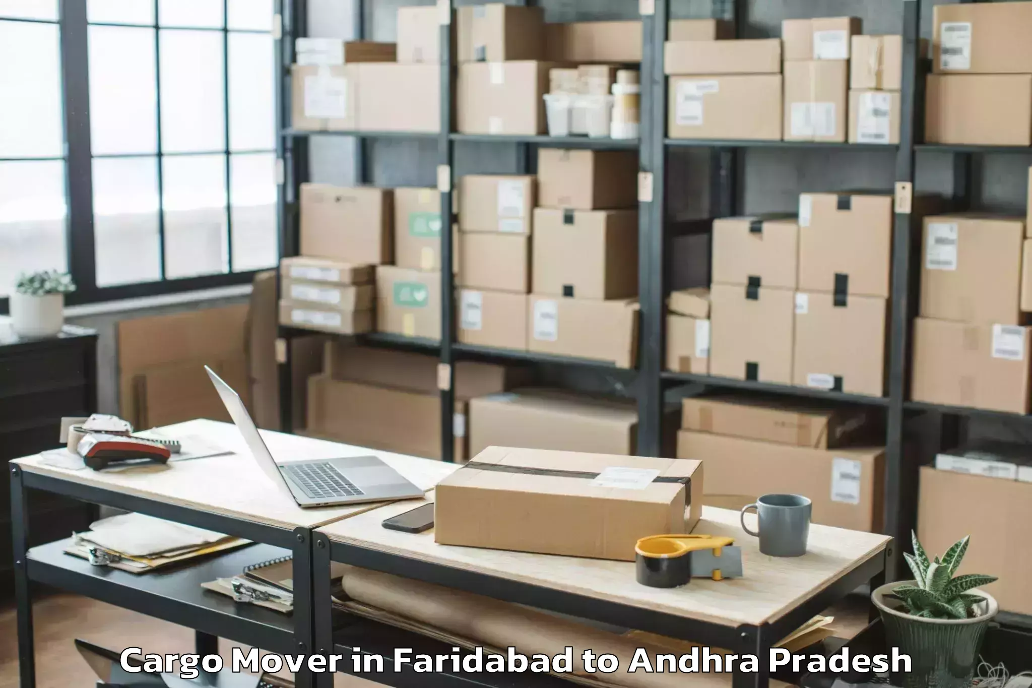 Faridabad to Ichchapuram Cargo Mover Booking